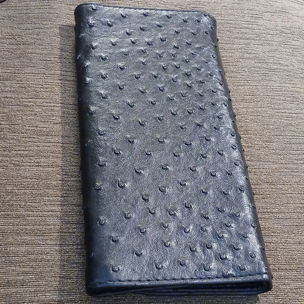 Morphe faux ostrich skin makeup brush case